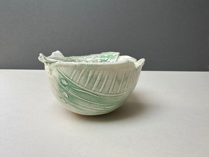 Small Green textured bowl