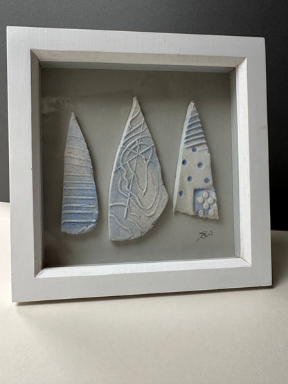 Small ceramics in frame
